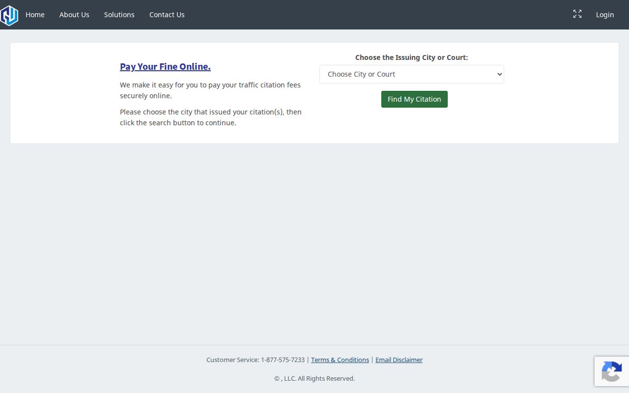 Chattahoochee Hills court docket and TicketFastPay payment access